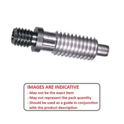 1058411 | PLST-048F-103-TACL-007 (Each) --- Spring Threaded Adapter Plungers - 10-32 UNF - 4.76mm - 10.3 mm - 2.2 N Locking - Steel Plunger