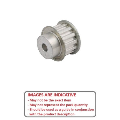 1113370 | P-100T-016-250FF-AL-N-080 --- Metric Timing Pulleys - 16 tooth - 26x8 mm - Aluminium