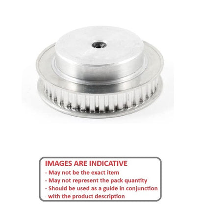 1154153 | P-050A-040-250FF-AL-N-080 (Each) --- Metric Timing Pulleys - 40 tooth - 25x8 mm 5mm Pitch - Aluminium Pulley