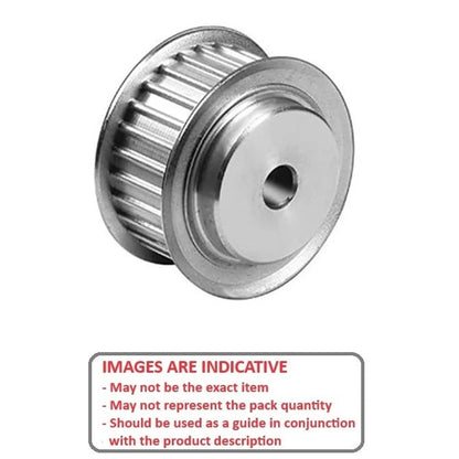 1139450 | P-100T-030-160FF-AL-N-080 --- Metric Timing Pulleys - 30 tooth - 16x8 mm - Aluminium