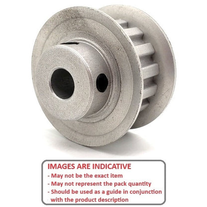 1104027 | P-050H-013-090FF-AL-G-060 --- Metric Timing Pulleys - 13 tooth - 9x6 mm - Aluminium
