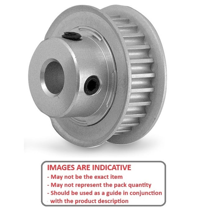1116774 | P-030G-018-150FF-AL-G-048 --- Metric Timing Pulleys - 18 tooth - 15x4.763 mm - Aluminium