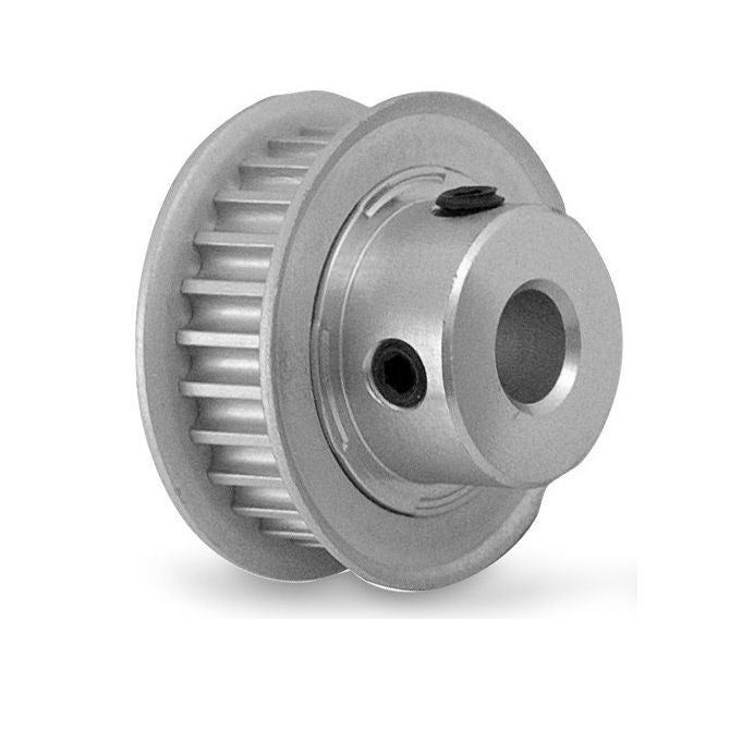 1147303 | P-030H-034-090FF-AL-G-064 (Each) --- Metric Timing Pulleys - 34 tooth - 9x6.35 mm 3mm Pitch - Aluminium Pulley