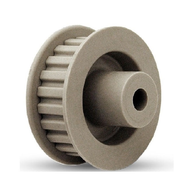 1096380 | P-050H-012-090FF-PP-N-040 (PK-4) --- Metric Timing Pulleys - 12 tooth - 9x4 mm 5mm Pitch - Plastic Pulley