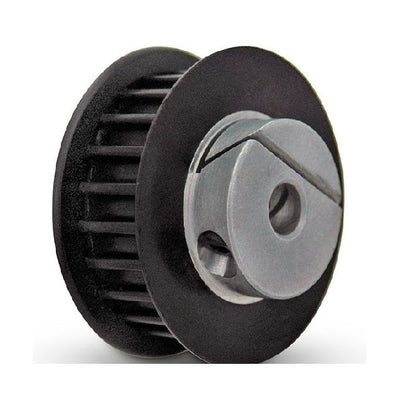 1094043 | P-050H-011-090FF-PP-E-040 (PK-5) --- Metric Timing Pulleys - 11 tooth - 9x4 mm 5mm Pitch - Plastic Pulley