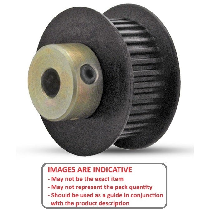 1136758 | P-030G-028-090FF-PP-GAI-080 --- Metric Timing Pulleys - 28 tooth - 9x8 mm - Plastic
