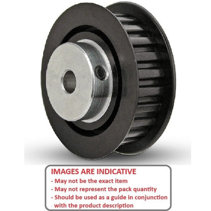 1145553 | P-MXL-032-060FF-PP-GAI-050 (Each) --- Inch Timing Pulleys - 32 tooth - 6.4x5 mm 2.032mm Pitch MXL - Plastic Pulley