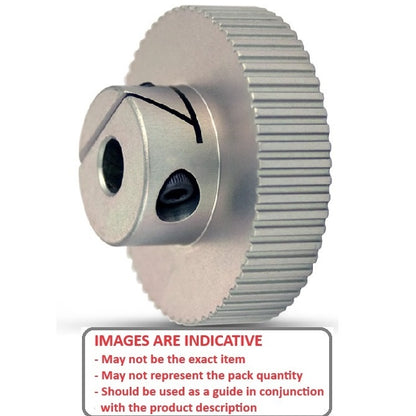 1191421 | P-020G-120-060P-AL-E-095 --- Metric Timing Pulleys - 120 tooth - 6x9.525 mm - Aluminium