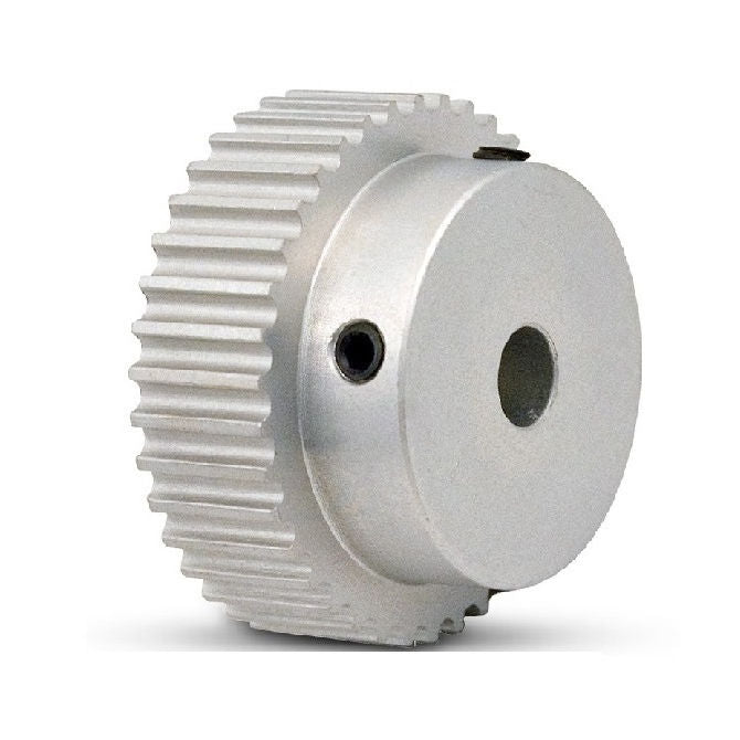 1153605 | P-40D-040-079P-AL-G-064 (Each) --- Inch Timing Pulleys - 40 tooth - 7.9x6.35 mm 2.073mm Pitch 40DP - Aluminium Pulley