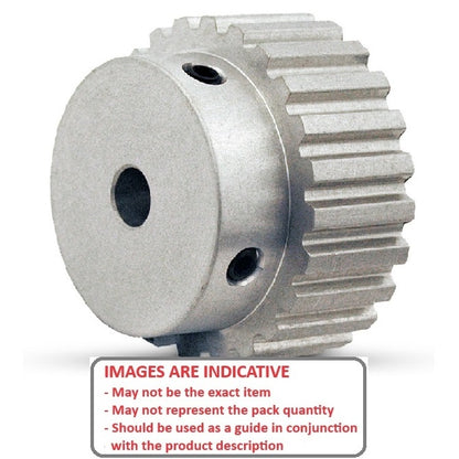 1153891 | P-050H-040-150P-AL-G-079 (Each) --- Metric Timing Pulleys - 40 tooth - 15x7.938 mm 5mm Pitch - Aluminium Pulley