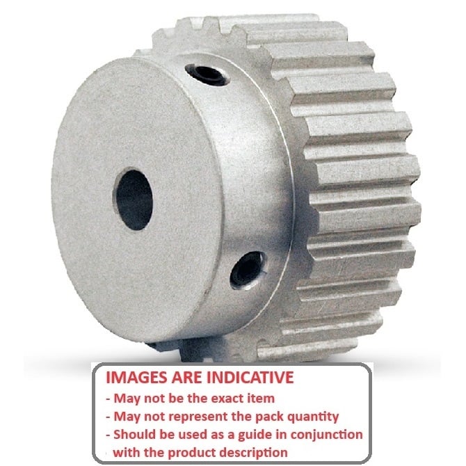 1149126 | P-050H-038-150P-AL-G-079 --- Metric Timing Pulleys - 38 tooth - 15x7.938 mm - Aluminium