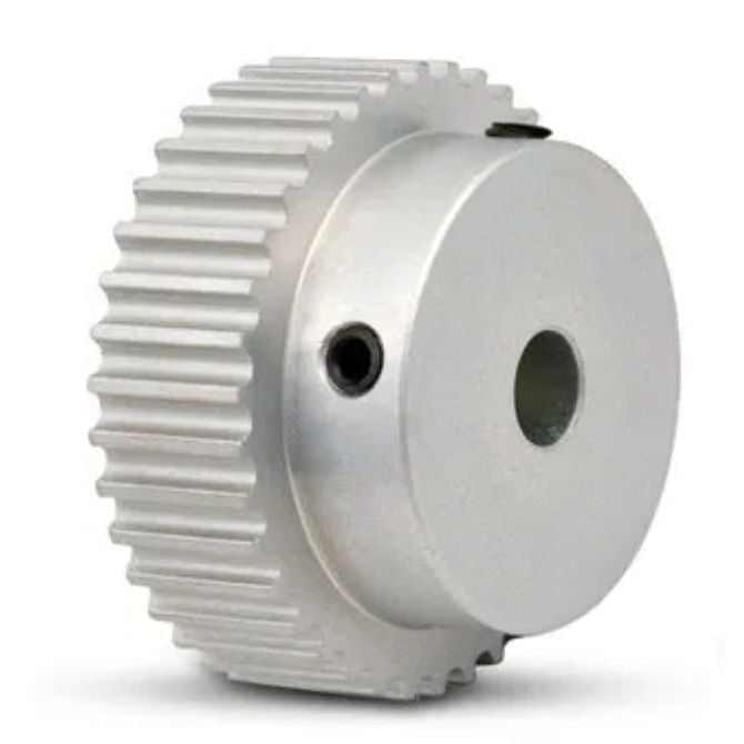 1153640 | P-030H-040-090P-AL-G-060 (Each) --- Metric Timing Pulleys - 40 tooth - 9x6 mm 3mm Pitch - Aluminium Pulley