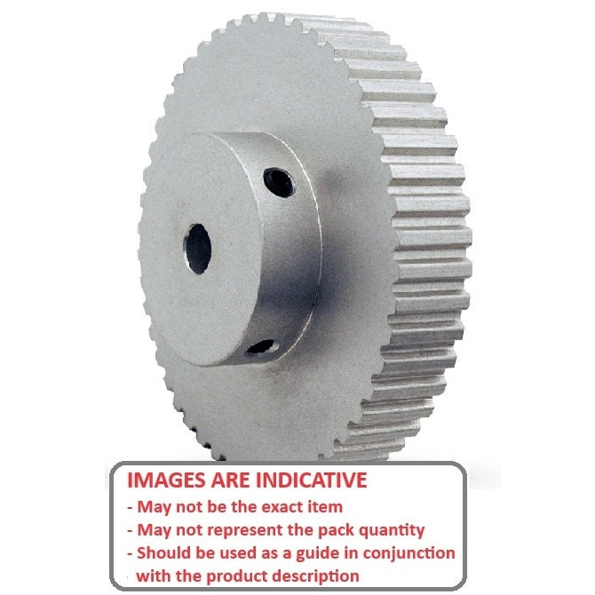 1177345 | P-030H-072-090P-AL-G-079 (Each) --- Metric Timing Pulleys - 72 tooth - 9x7.938 mm 3mm Pitch - Aluminium Pulley
