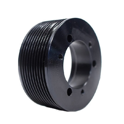 Poly V Pulleys - 59.94 mm - 6 - 60.71  - Steel - Black Oxide
