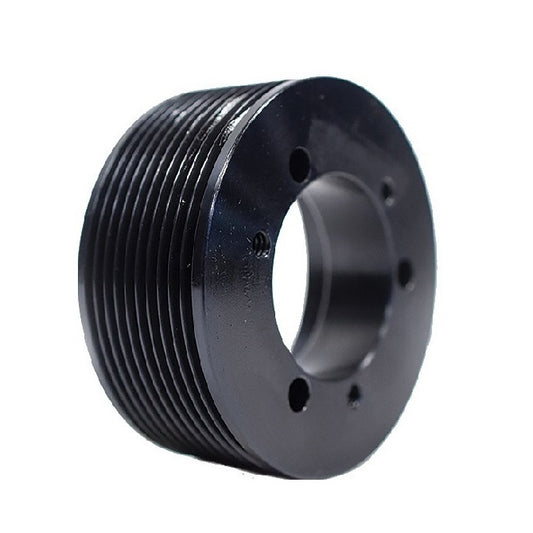 Poly V Pulleys - 85.09 mm - 6 - 85.85  - Steel - Black Oxide