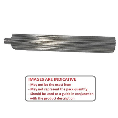 1094634 | P-030H-010-075C --- Metric Timing Stock Pulleys - 10 tooth - 75x9.5 mm - Carbon Steel