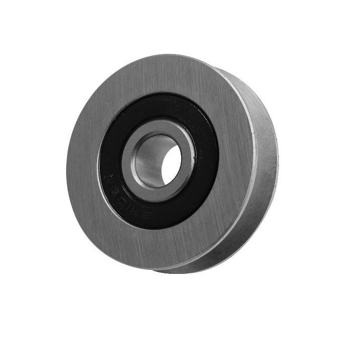 1035475 | PUI012-0127-032-ZB (PK-25) --- U Groove Idler Pulleys - 1.19x12.7x3.175 mm Single Row - Steel Pulley