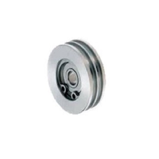 U Groove Idler Pulleys - 4x30x6 mm - Aluminium - Electroless Nickel Plated