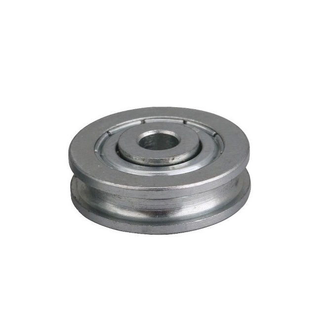 1055794 | PUI048-0318-064-ZB-RS (PK-50) --- U Groove Idler Pulleys - 4.76x31.75x6.35 mm Single Row - Steel Pulley