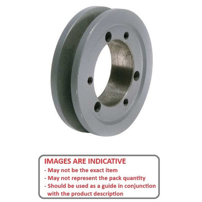 1205091 | MSKMBL69RS (Each) --- Vee Pulleys - 157.48 mm 5A 23.02 mm B or 5L - Cast Iron Pulley