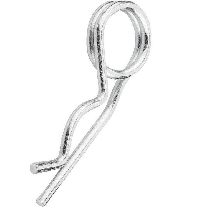 Double Coil R Clips - 3x73 mm - Zinc Plated