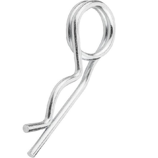 Double Coil R Clips - 2x57 mm - Zinc Plated