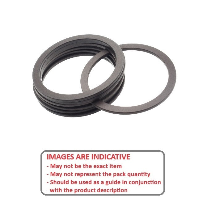 1075557 | BU-0079-0111-135 (PK-10) --- Backup Rings - 7.9x11.1x1.35 mm - Carbon Spring Steel