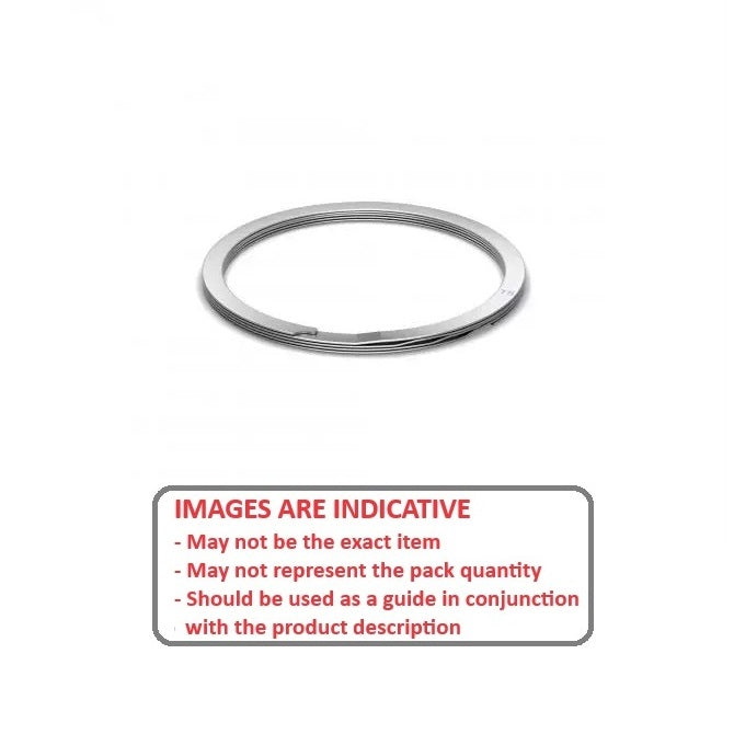 1175269 | RSN-268 (Each) --- External Retaining Rings - 68.25x1.99x64.54 mm Spiral Rings - Carbon Spring Steel Spiral Ring