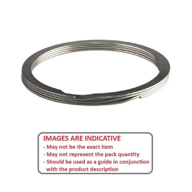 1164331 | RRN-200 (Each) --- Internal Retaining Rings - 50.8x1.58x53.9 mm Spiral Rings - Carbon Spring Steel Spiral Ring