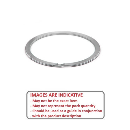 1183602 | RR-331 (Each) --- Internal Retaining Rings - 84.12x1.55x86.77 mm Spiral Rings - Carbon Spring Steel Spiral Ring
