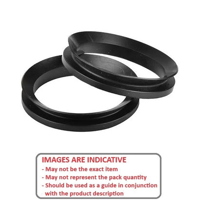 1105146 | VA0014-V60 (PK-10) --- Fluoroelastomer V-Rings - 13.50-15.50 12.5x3 mm - Fluoroelastomer V-Ring
