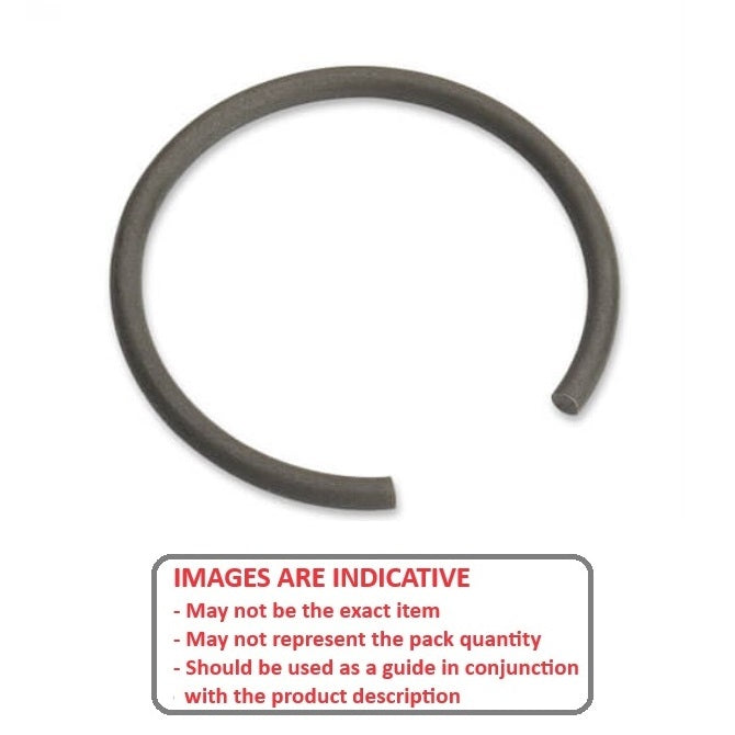 1154703 | WRI-0350-RD (Pack of 500)  --- Internal Retaining Rings - 35x2.5x37.5 mm Round Wire - Carbon Spring Steel Wire Clip