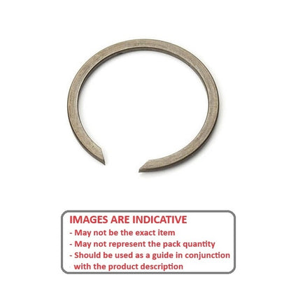 1139067 | WRI-0250-LS (Pack of 5)  --- Internal Retaining Rings - 25x1.2x25.8 mm Snap Rings - Carbon Spring Steel Snap Ring