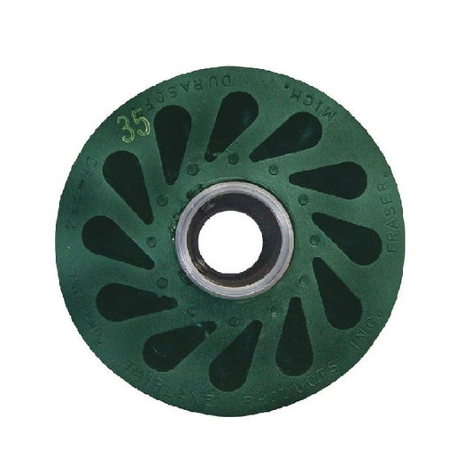 Durasoft Shaft Mount Rollers - 101.6x23.37x12.7 mm - Polyurethane