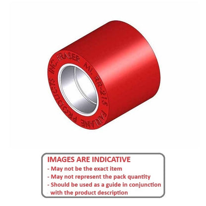 1191065 | RR-1187RS (Each) --- Solid Shaft Mount Rollers - 101.6x23.37 - 31.80 - 31.90 Bonded Insert - Urethane Roller