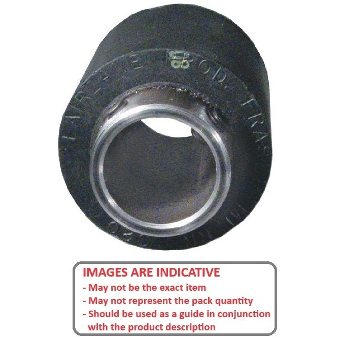 1172366 | RR-271RS (Each) --- Solid Shaft Mount Rollers - 63.5x23.37 - 25.43 - 25.55 Black Neoprene - Neoprene Rubber Roller