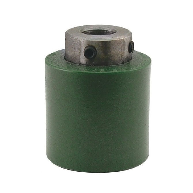 1164398 | RR-193RS (Each) --- Solid Shaft Mount Rollers - 50.8x23.37 - 15.90 - 16.03 Coloured Urethane - Urethane Roller
