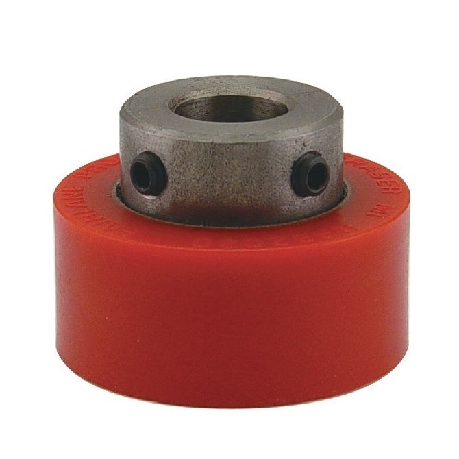Solid Shaft Mount Rollers - 101.6x49.28 - 15.90 - 16.03 - Urethane