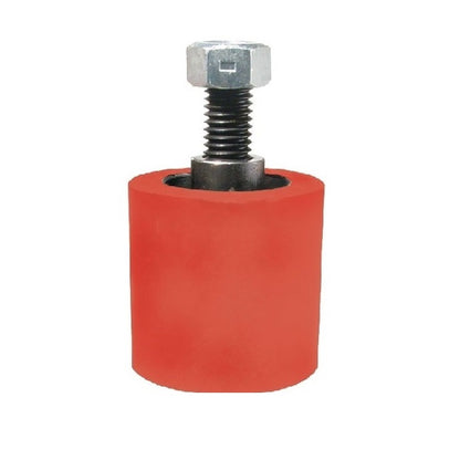 Solid Stud Mount Rollers - 50.8x23.37 - 1/2-13 UNC -12.7mm- - Urethane