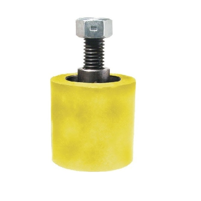 Solid Stud Mount Rollers - 101.6x23.37 - 1/2-13 UNC -12.7mm- - Urethane