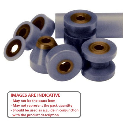 1164819 | AU85RS (Each) --- Urethane Lengths Rollers - 50.8x609.6x15.87 mm - Polyurethane Roller