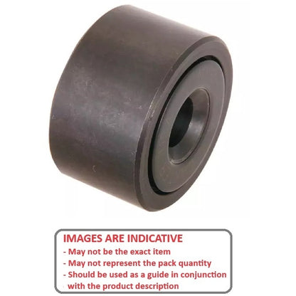 1140023 | NCF120RS (Each) --- Self Lubricating Roller Followers - Diameter - A - 28.575 - 17.463 - 7.938  - Steel