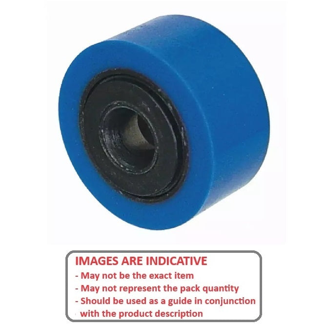 1164382 | CCF-1235RS (Each) --- Urethane Coated Roller Followers - 50.8x12.7x25.4 mm - Polyurethane Coated