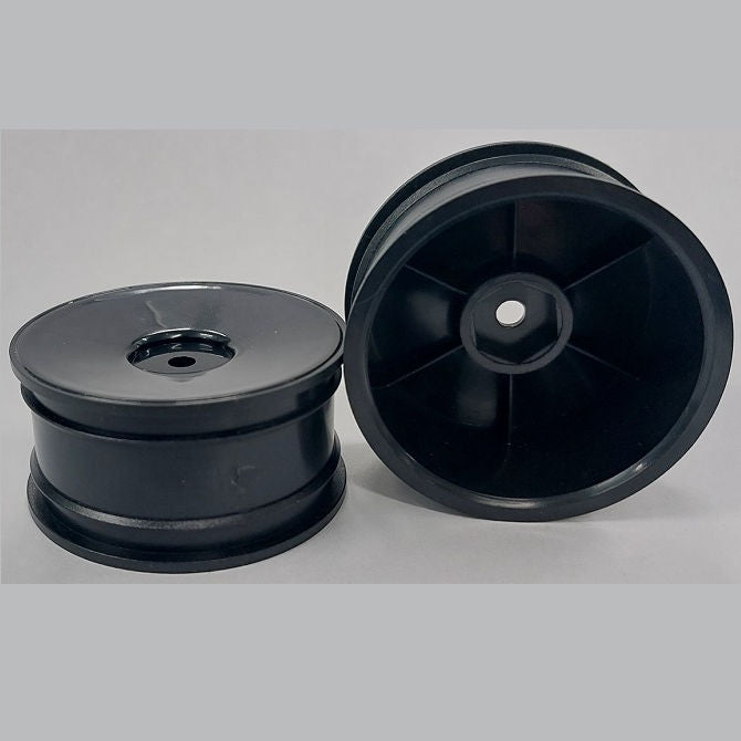 1229606 | RM-XR-052-BK-SOL (Per Card) --- RC Car Rims Hobby - Rim Colour Black Solid Tenth Scale - Plastic Rim