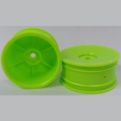 1230051 | RM-XR-052-LGSOL (Per Card) --- RC Car Rims Hobby - Rim Colour Lime Green Solid Tenth Scale - Plastic Rim