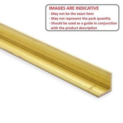 1056224 | ANGBR-048-0300 (Each) --- Brass Angle - 4.762x0.71x300 mm - Brass