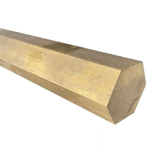 Hexagonal Bar Rod - 5x500 mm - C360 - Brass CA360