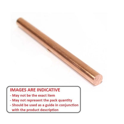 1231560 | 0R-0016-0024-SOFTPACK-CP (Per Card) --- Soft Metal Packs Rod -  1.60mm - 2 - and 2.38 - 2 - Diameter  - Copper