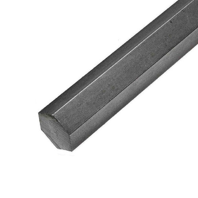 Hexagonal Bar Rod - 11.11x914 mm - Low Carbon - Carbon Steel - Low Carbon