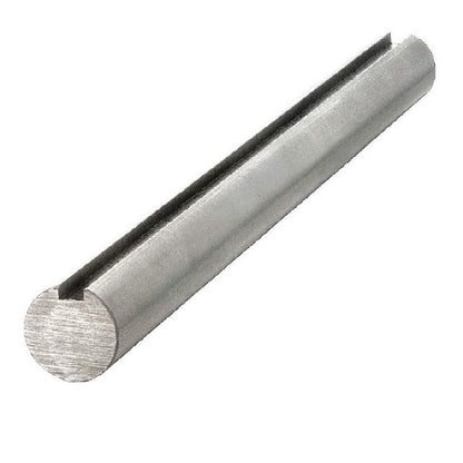 Keyed Carbon Steel Shafting - 19.05x912 - 4.763 x 2.381 - Steel C1018 Cold drawn